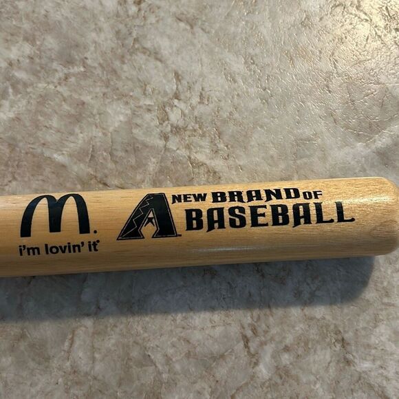 Miniature McDonalds Toby Clark Baseball Bat - Picture 2 of 3